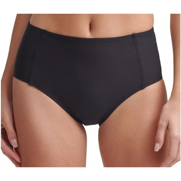 DKNY Seamed High-Waist Bikini Bottoms. Size XL. New Without Tags - Picture 1 of 4